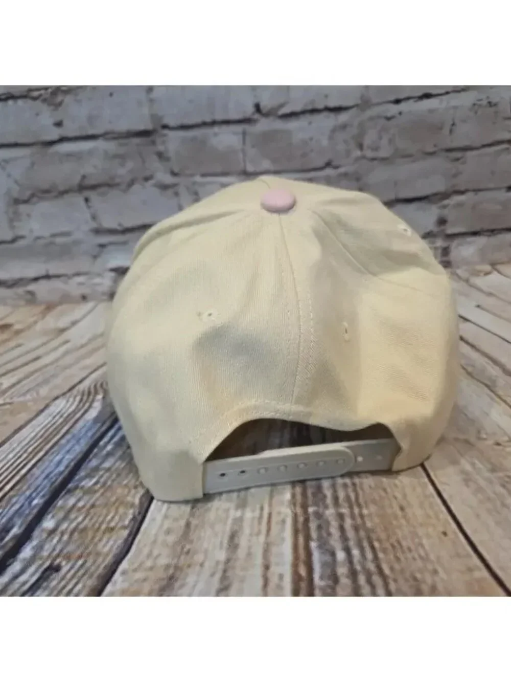 “EXPENSIVE & DIFFICULT” Ivory & Pink Embroidered Snap Back Trucker Hat BRAND-NEW
